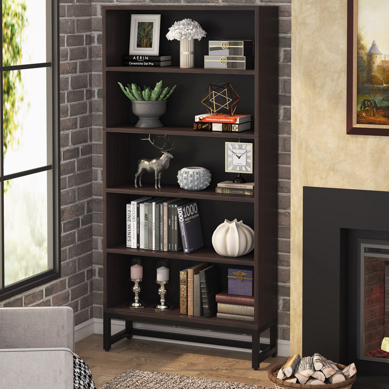 180cm H x 80cm W Standard Bookcase, Sandalwood
