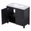 Petit ensemble de meuble-lavabo de style vintage 36 "avec lavabo en céramique, 2 portes à fermeture douce-1159052852