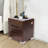 Zaizi Manufactured Wood Nightstand w/ Wireless Charging Station and LED Lights-665977846
