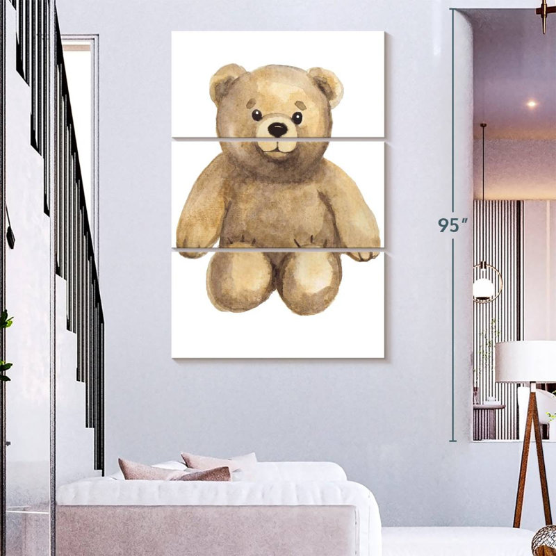 Simple Bear, 74" H x 48" W