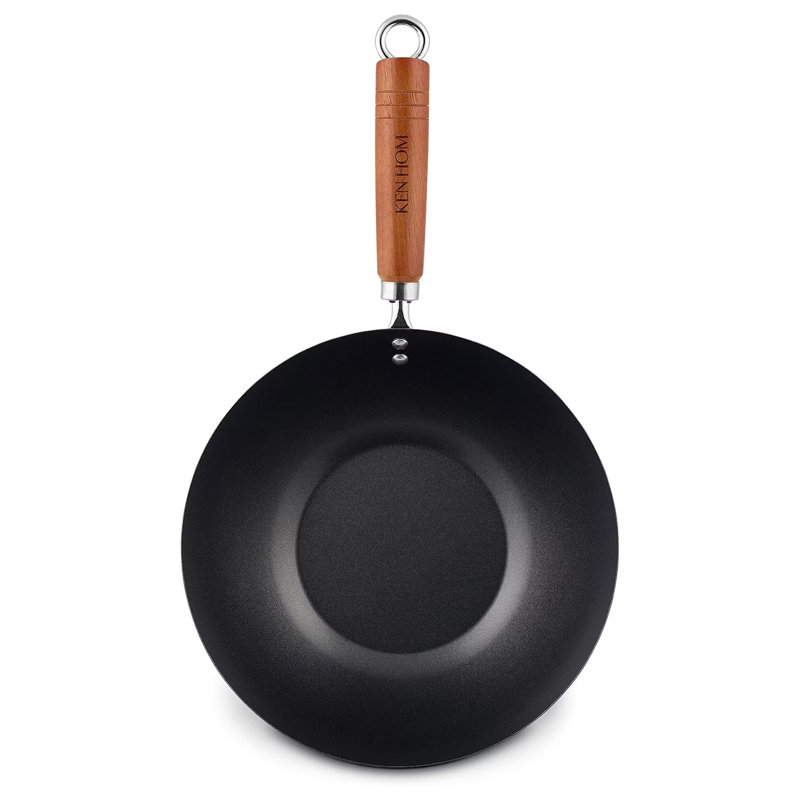 Ken Hom Carbon Steel, 27" H x 45.6" W x 27" D