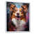 White Floater Framed