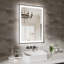 Miroir de salle de bain moderne sans cadre avec fonction de désembuage et lumière réglable-560712877-566337161-566337165