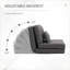 Fauteuil convertible 2-en-1 réglable au sol, canapé-lit inclinable à 5 positions pour adultes qui font la sieste | Lin-1535237311