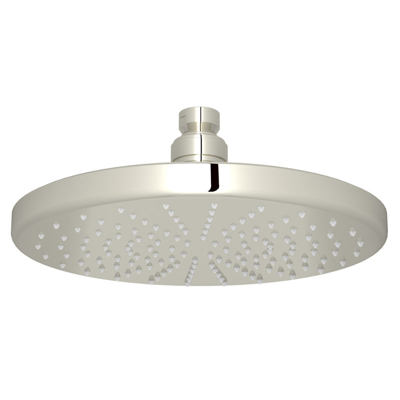 Rohl 8" Rain Showerhead, Polished Nickel