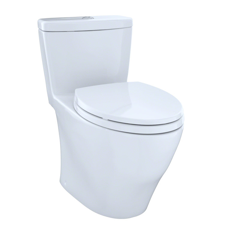 Aquia® Dual-Flush Elongated Bidet Toilet (Seat Included), Colonial White