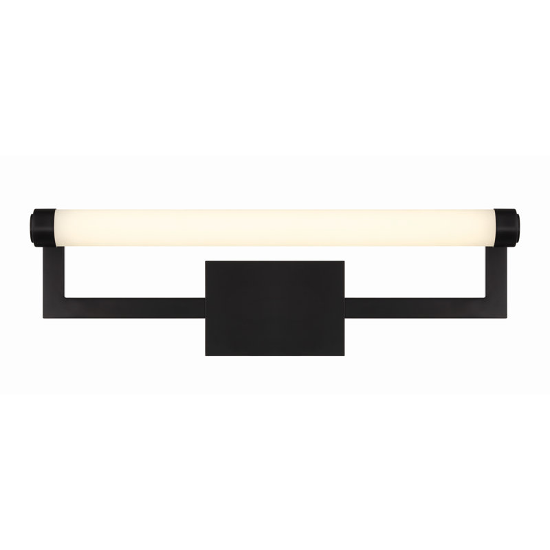 Aajon Dimmable Vanity Light, Matte Black