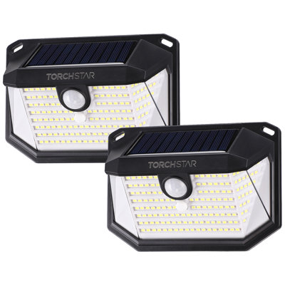 Polyvalent LED Solar Power Security Wall Lights Outdoor with Motion Sensor Auto-On/Off