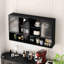Armoire murale en verre 47,25 po à quatre portes, murale, convenant à la cuisine, au salon et à la salle de bain-258123259