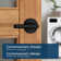 Milan Round Rose Dummy Lever In Matte Black