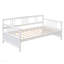Lit de jour moderne en bois massif, multifonctionnel, taille simple, blanc-522989849