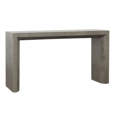 Kass Rectangular Concrete Outdoor Buffet & Console Table