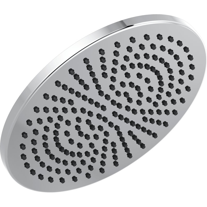 Single-Setting Rain Adjustable Shower Head, Chrome