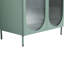 Meuble-lavabo de salle de bain autoportant - Armoire en céramique forte et menthe 30 po avec design polyvalent en acier