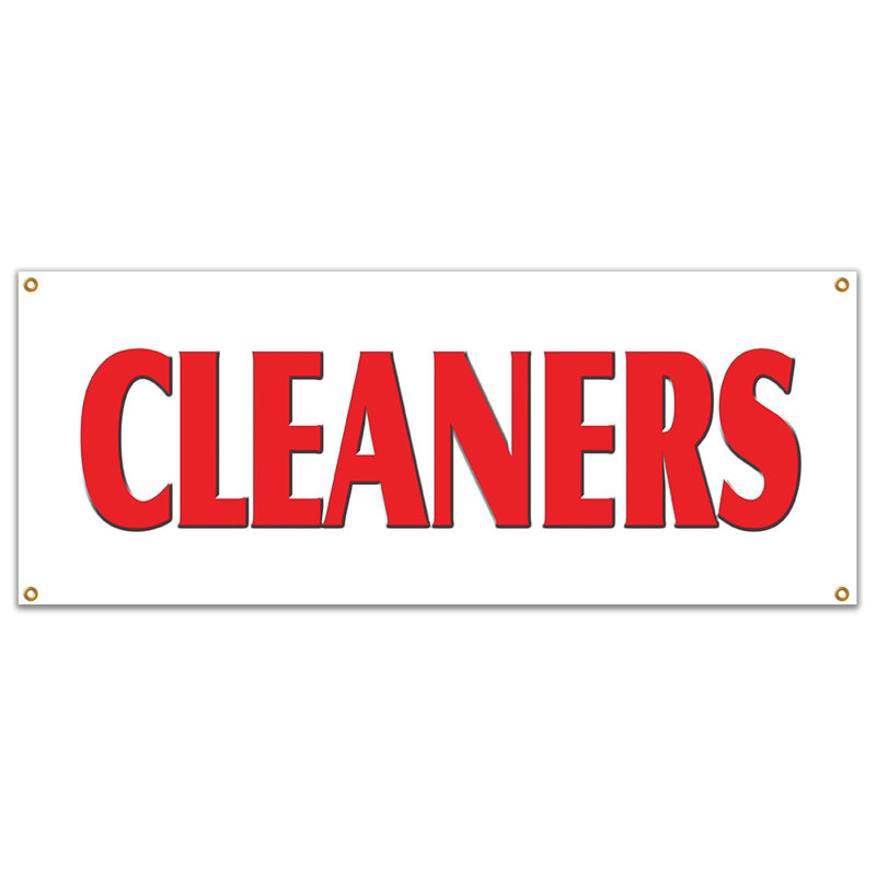 Cleaners Banner Sign