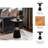 Avel Modern Mango Wood and Iron Accent Table with Sculptural Base and Mixed Material Design