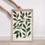 Oliver Gal Leaf Linen II Floral and Botanical - Luxury Shadowbox Framed Wall Art-143001010-143001015