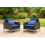 Fauteuil club d'extérieur 2 pièces Identik Sunbrella-100524670-100524674