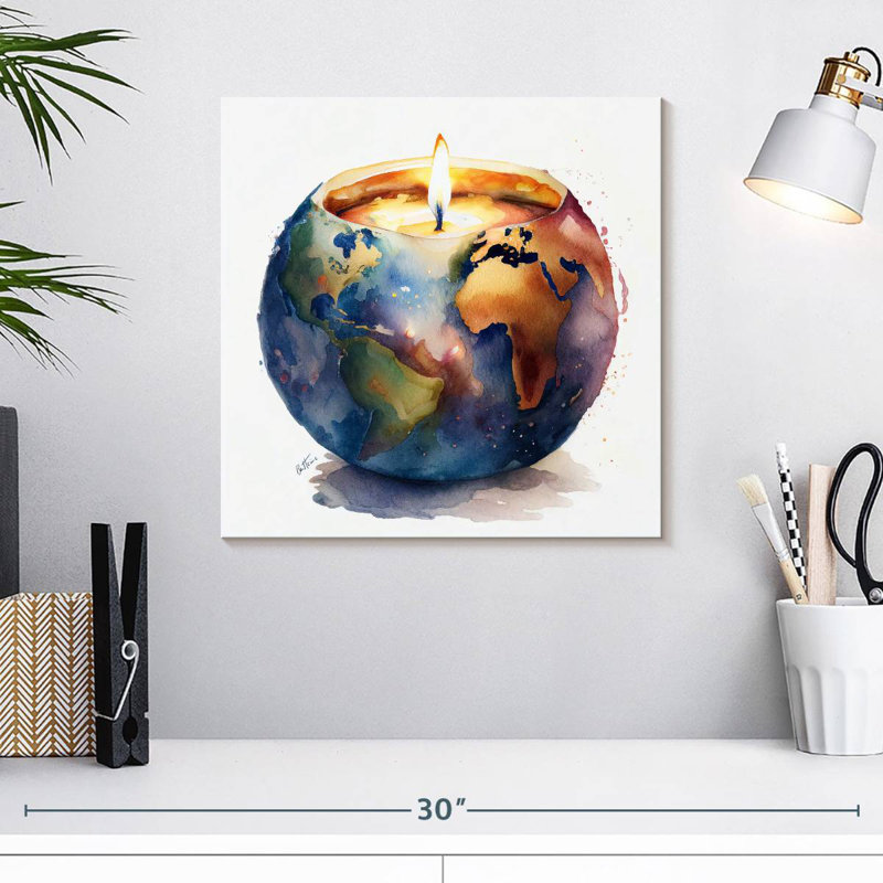 Climate Changing, 16" H x 16" W