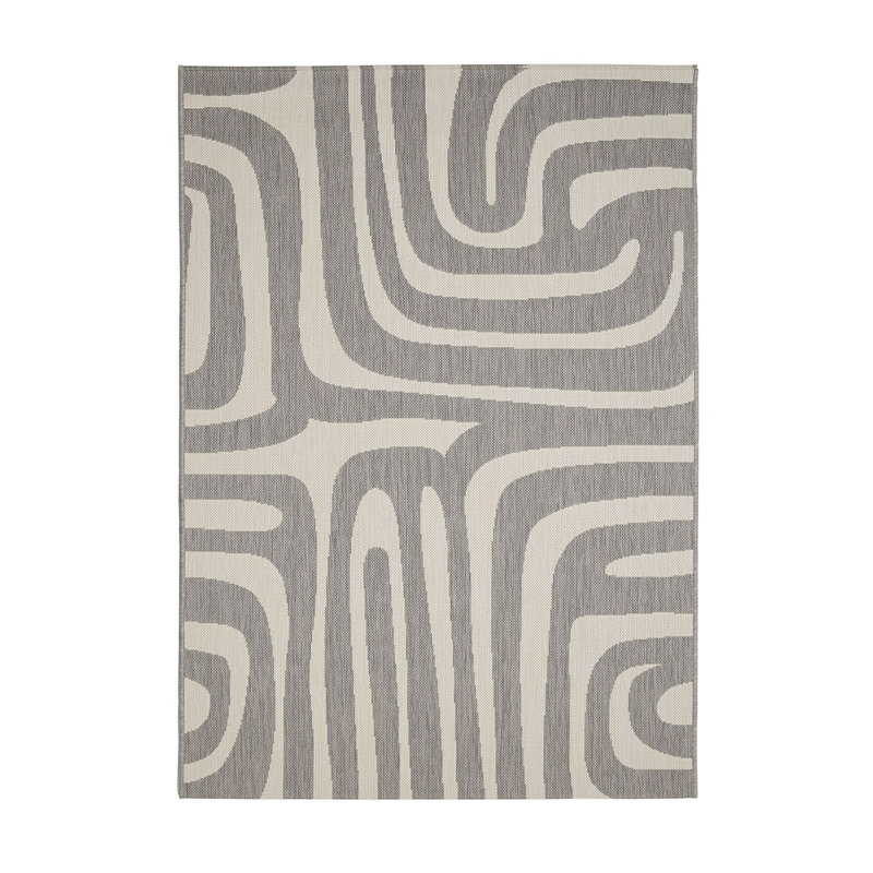 COMPASS ZEBRA GREY 160/230cm, Rectangle 120 x 170 cm