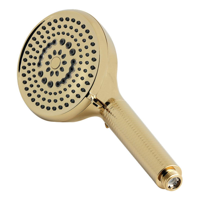 Douche à main à 10 fonctions Kingston, Polished Brass