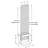 Two-Sided Pegboard Floor Display on Adjustable Studio Base. Panel Size: 16"W x 60"H