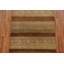 Tapis brun en laine Gabbeh Kashkoli noué à la main 4 x 6