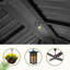  Solid Wooden Patio Gazebo with Double Roof, Netting and Curtains-105295596-105295599-112958892