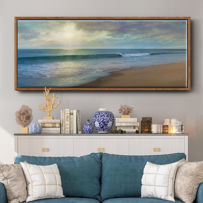 A Long Walk- Framed Canvas, 20" H x 50" W