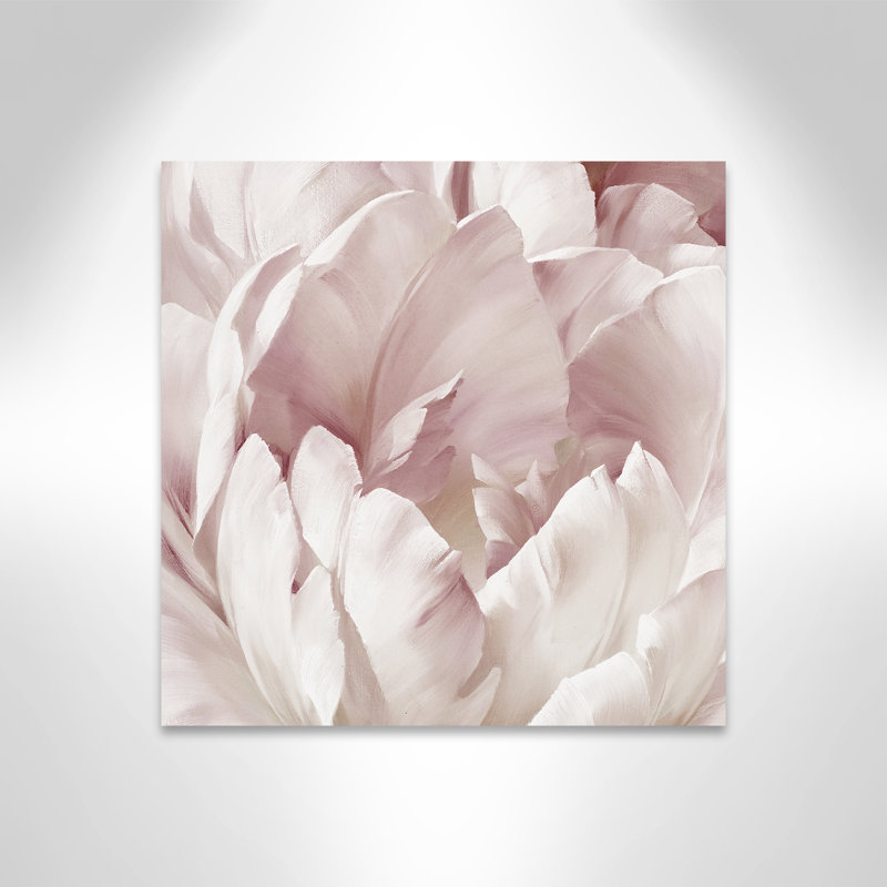 Intime rosé III - photographie, Toile tendue, H 24 po x l 24 po x P 1,375 po
