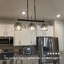 Luminaire suspendu pour îlot de cuisine 3 lumières à intensité variable Eton