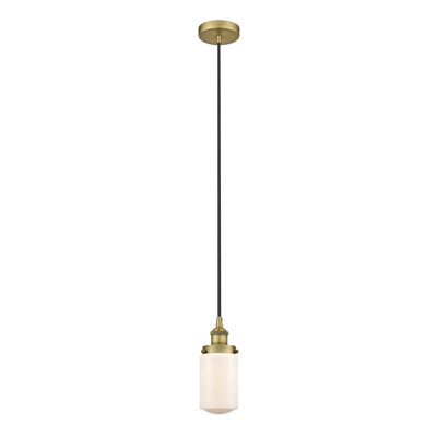 Luminaire suspendu cylindrique à 1 lumière Saroyan