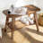 Solid Wood Entryway Shelf Storage Bench-755366457