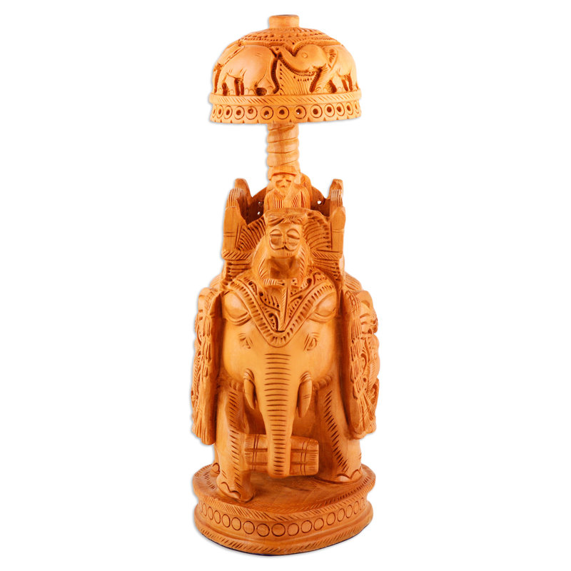  Handmade Majestic Heritage Wood Sculpture (Large)