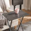 5 Piece Folding TV Tray Table Set,Foldable Sofa Side Table,End Table,Snack Table,Save Space,Grey