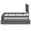 Lit plateforme tapissier avec lit gigogne et 3 tiroirs-114218250