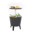 Keter Table basse d'appoint 2 en 1 avec refroidisseur d'extérieur Cool Bar Cooler-28926748