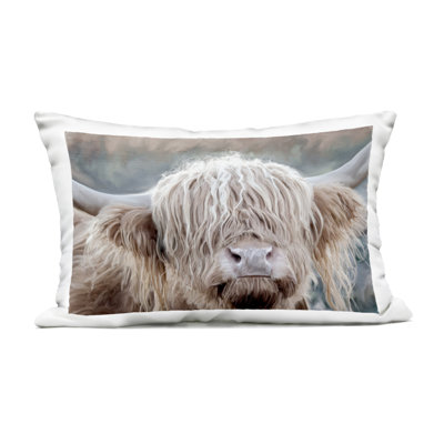 In the Highlands Photograph Outdoor Printed Pillow, design by Kim Allen, 14 x 7 x 20