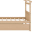 Lit en bois avec lit gigogne-867100474