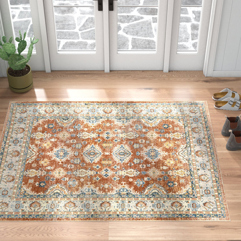Beloit Oriental Indoor Rug, Rectangle 5'3" x 7'