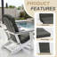 Coussins de chaise Aoodor Adirondack-1665941437