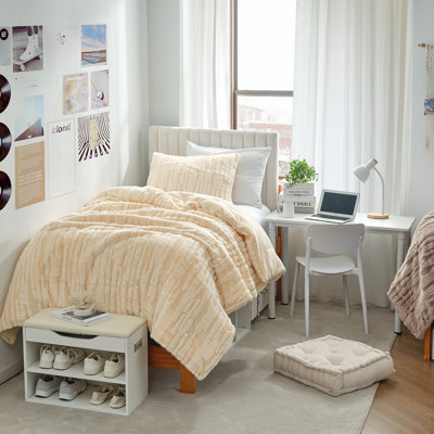Desert Dunes - Coma Inducer® Alaskan King Comforter Set - Buttercream