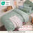 Bedsure Twin/Twin-XL Burgundy Pintuck Bed-in-a-Bag - Sage Green Pinch Pleat Comforter Set with Sheets, Pillowcases & Shams for Dorm Room(Set of 5)-110327225-128876092