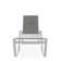 Holna Outdoor Rust-Resistant Metal Chaise Lounge