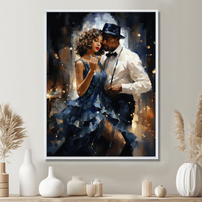 Harlem Renaissance Jazz Age Sonata Couple I, reproduction d'art sur toile