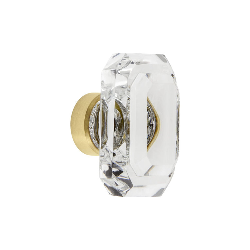 Biarritz Cabinet Knob, Satin Brass