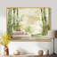 «Bamboo Spa in Stillness II - Green Zen», reproduction sur toile encadrée-132478475-132478480