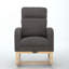 Chaise berçante moderne à haut dossier avec poche latérale pour le salon-1908787989
