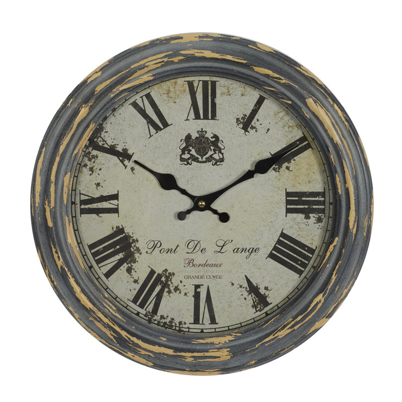 Burkburnett Metal Wall Clock