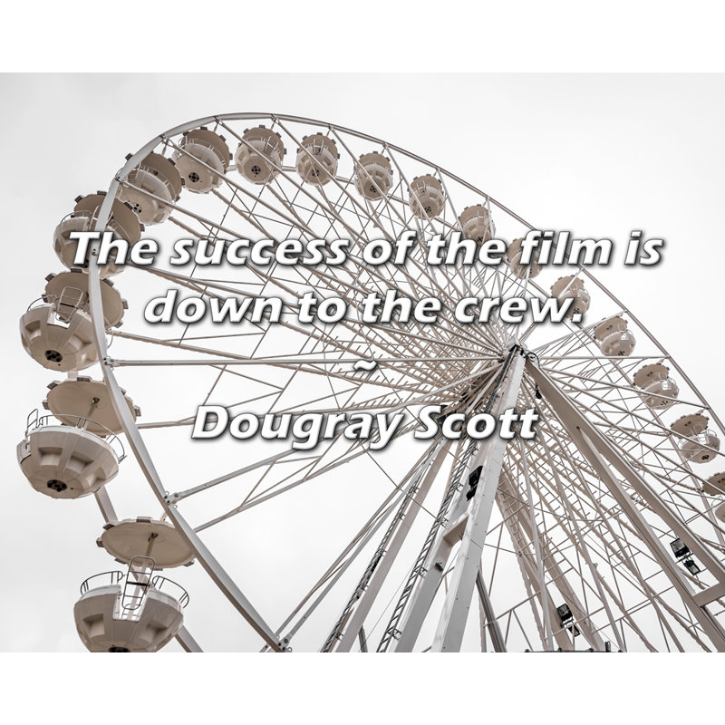 Dougray Scott Citation: Le succès du film est du ressort de l'équipe., H 15 po x l 18 po
